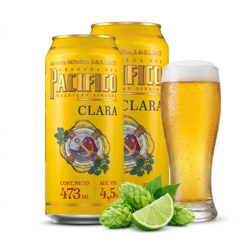 Pacífico lata 473ml