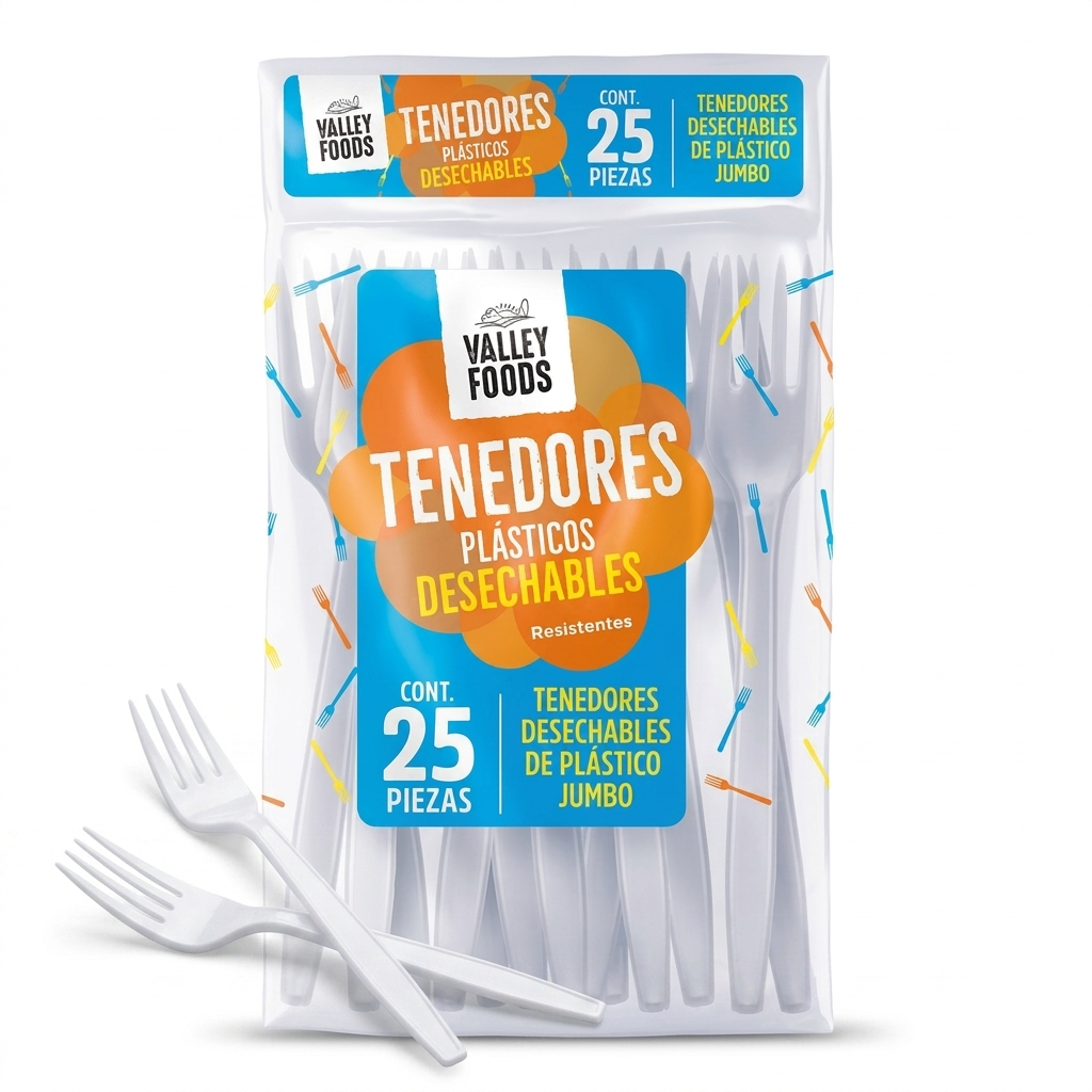 Tenedores desechables 50pz